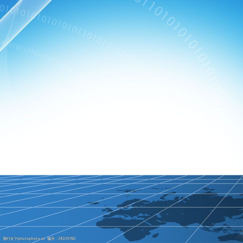 简约蓝色科技背景图片素材 打造未来感的视觉设计